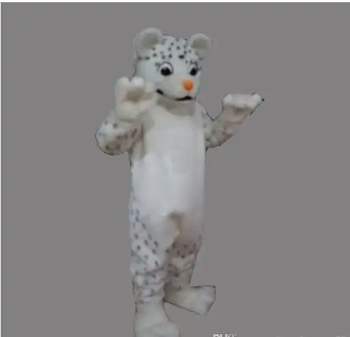 New Adult Cute Snow Leopard Party Mascot Costume Christmas Fancy Dress Halloween Mascot Costume Free Ship