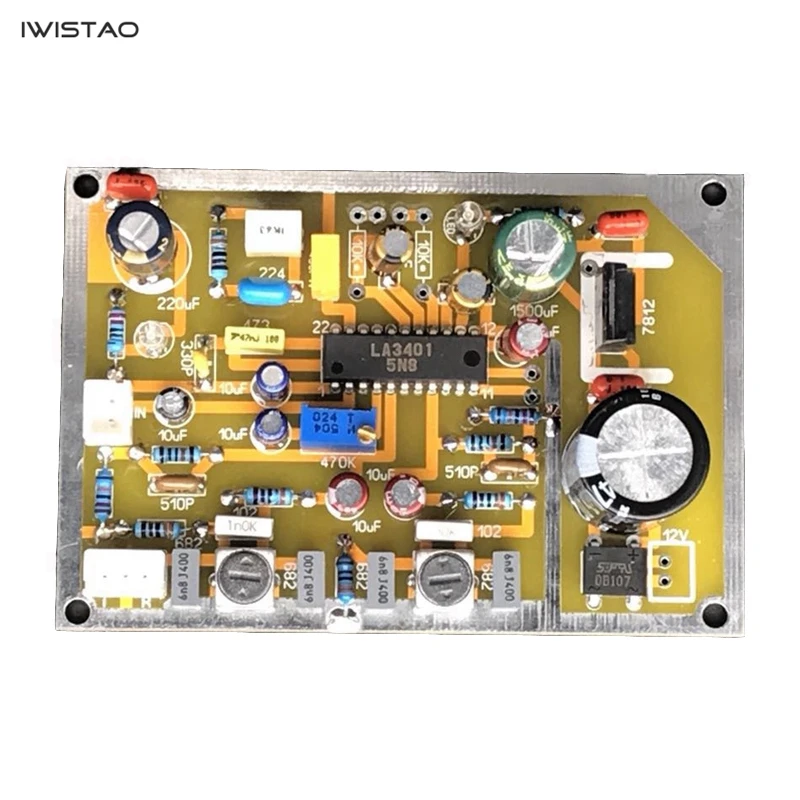 

IWISTAO FM Single Decoding Board Mono to Stereo LA3401 for Intermediate Frequency Amplifier HIFI Audio DIY