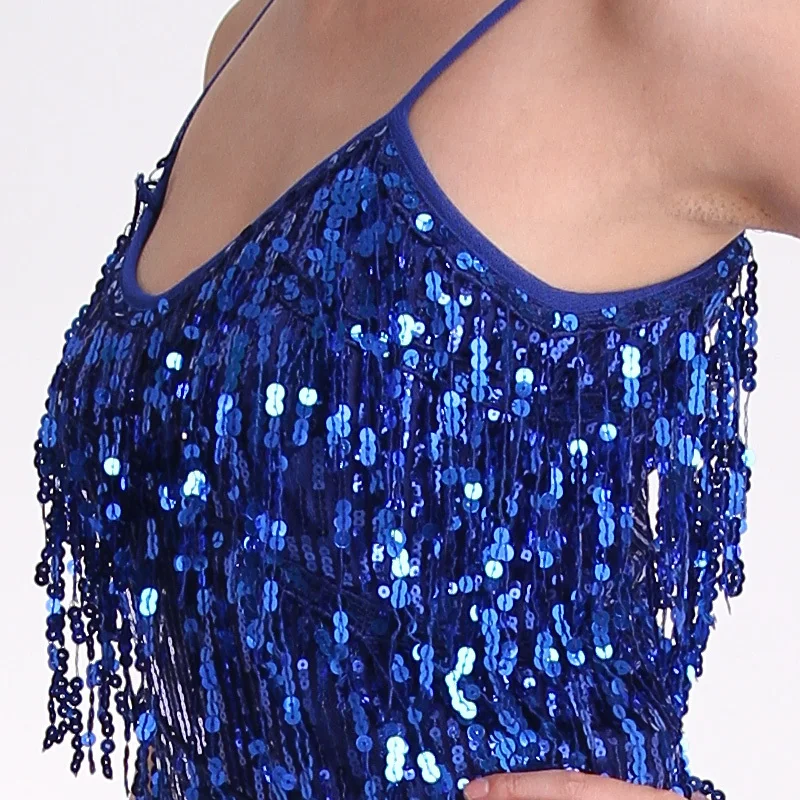 6 colors Latin dance performance Latin dance wear one-piece dress Latin dance skirt Latin dance costume sequins tasells