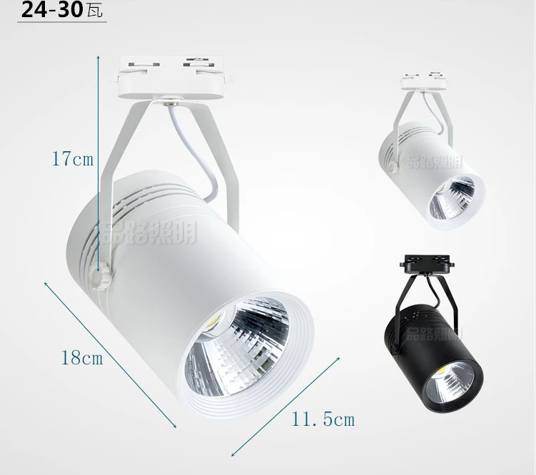 Imagem -03 - Spot de Led para Pista 30w Cob Holofote de Led para Teto 30w