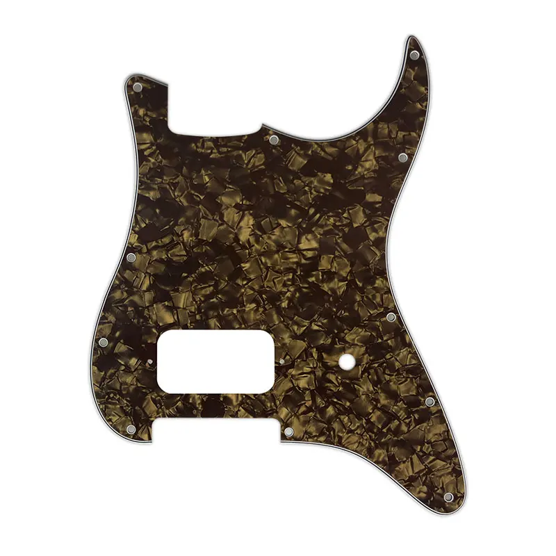 Pleroo Guitar Parts - For USA\\ Mexico Fd Strat ST Blank Pickguard 11 Hole US Spec Strat With Bridge Humbucker