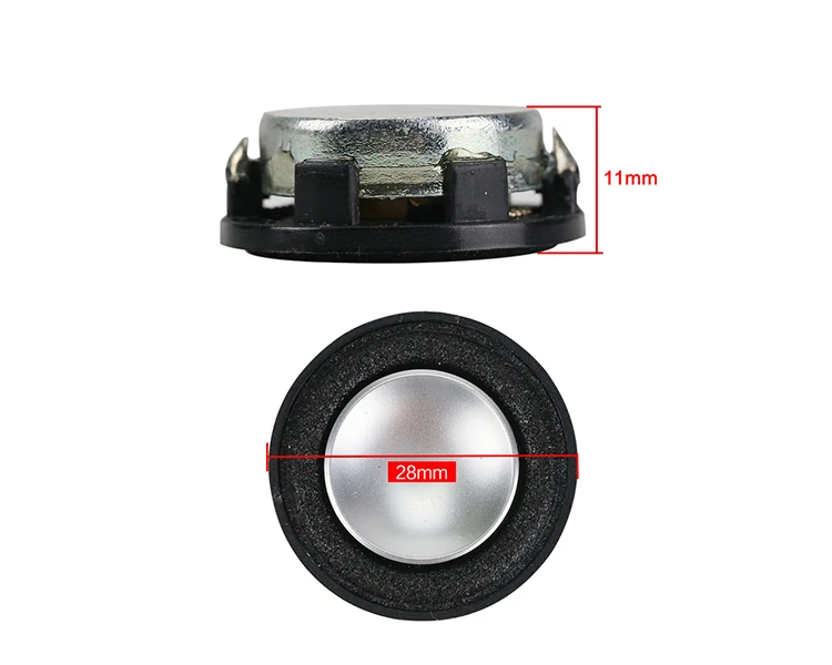 GHXAMP 1 INCH 4Ohm 3W Mini Speaker 28mm Full Range Sound Midrange