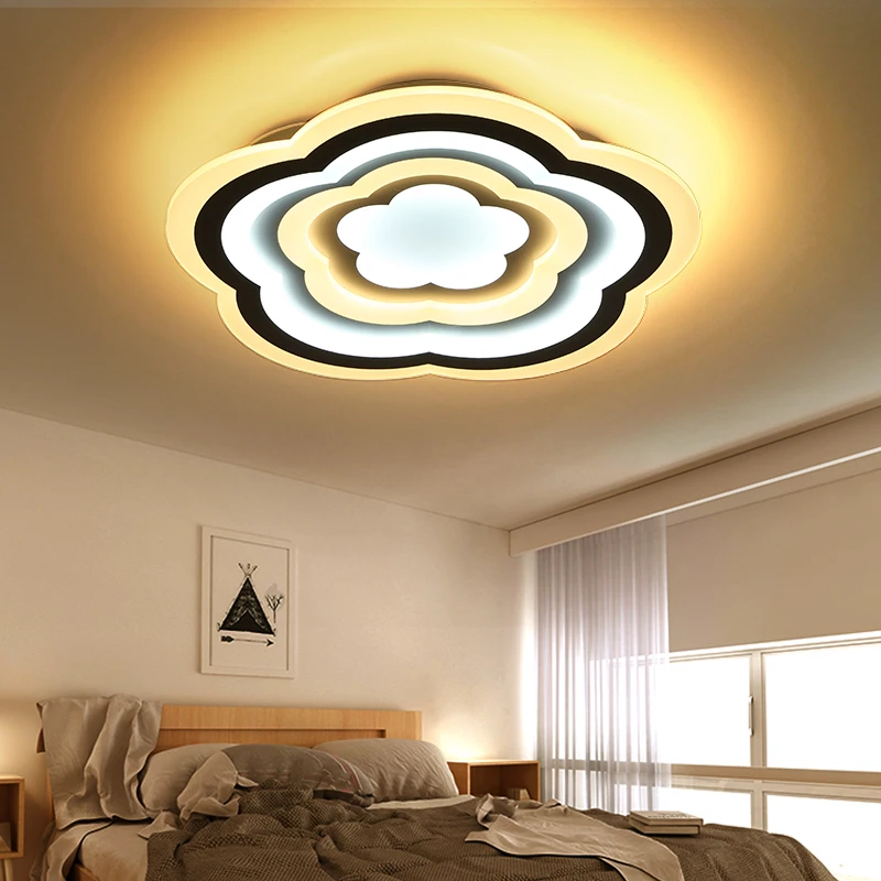 Led slim living room Ceiling Lights minimalist modern the latest creative atmosphere master bedroom lamp wedding room LU808139