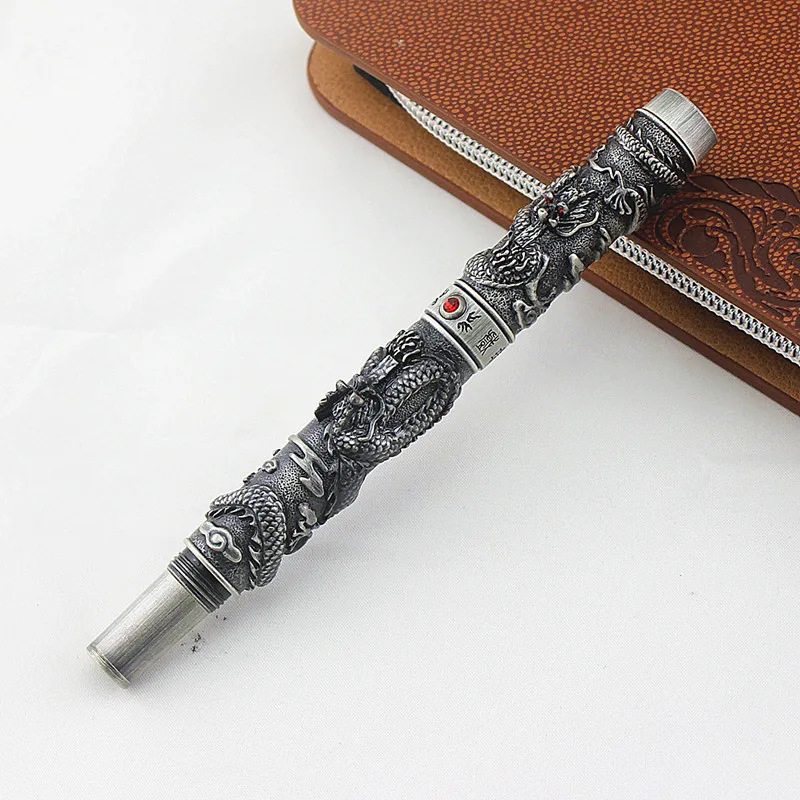 High Quality Luxury Dragon Ballpoint Pen Vintage 0.7MM Nib JINHAO Ball Pen Novelty Gift Office Supplies Stationery Caneta