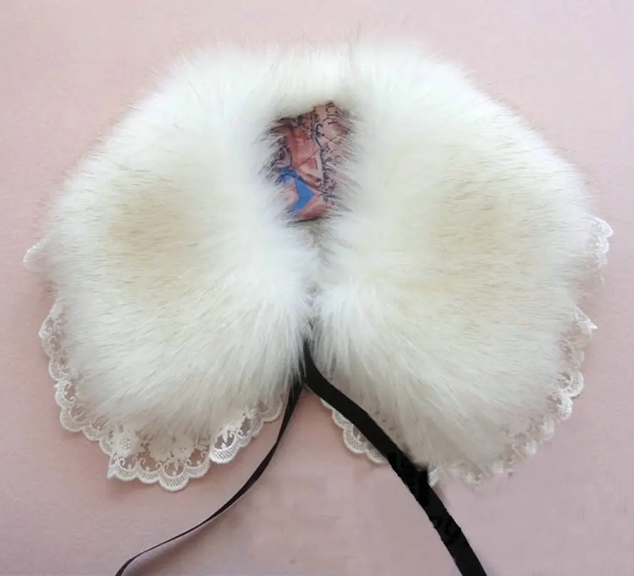 

Free shipping Imitation rabbit hair imitation fox fur shawl collars children imitated fur badminton scarf collar off the collar