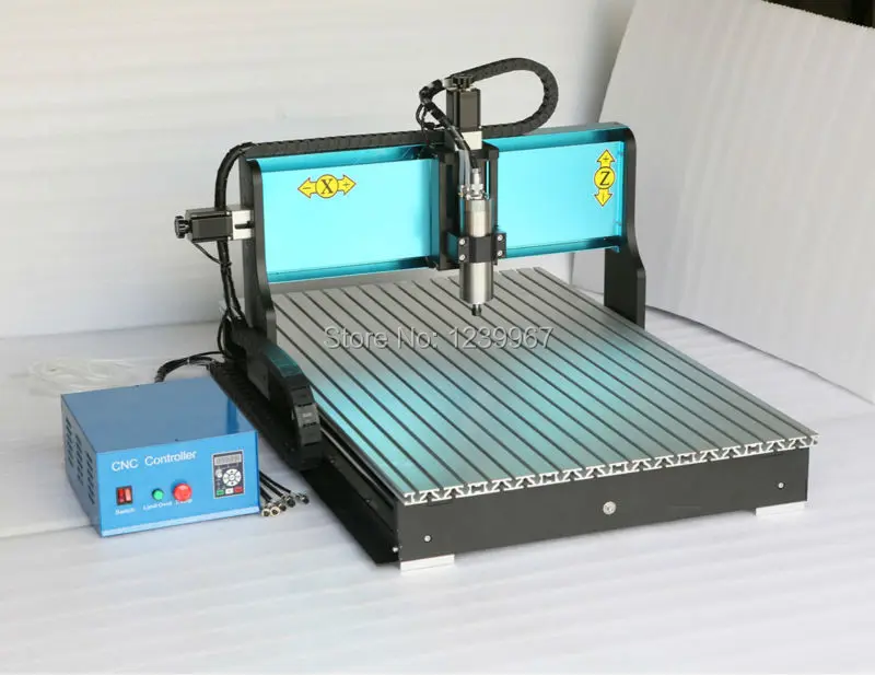 

1500W 3Axis CNC Router USB Port MACH3 1.5kw Spindle 6090 CNC Engraving Milling Cutting DeskTop Machine