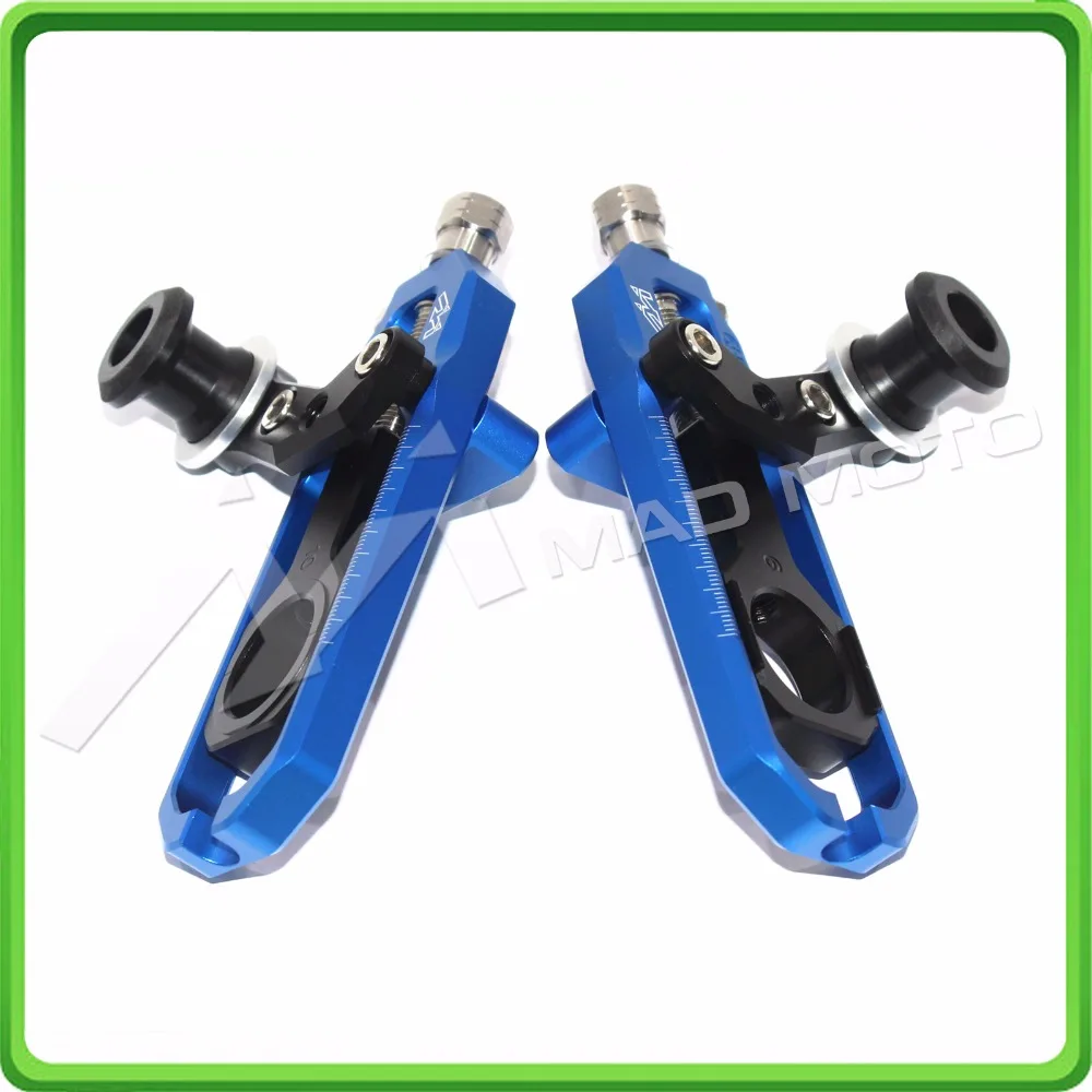 

Motorcycle Chain Tensioner Adjuster with spool fit for Honda CBR600RR 2005 2006 2007 2008 2009 2010 CBR 600 RR Blue & Black