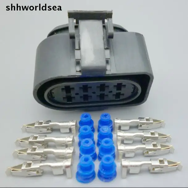 Shhworldsea 4sets 8 Pin 3.5m Car plug,Fuel spray nozzle plug Auto common rail/crankshaft sensor connector 3A0 973 734