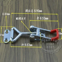 Hot Sale Holding 100KG Hasp Fastener, Toggle Latch, рычажная защелка ,Lock,Hasp Catch - Trailer Industrial