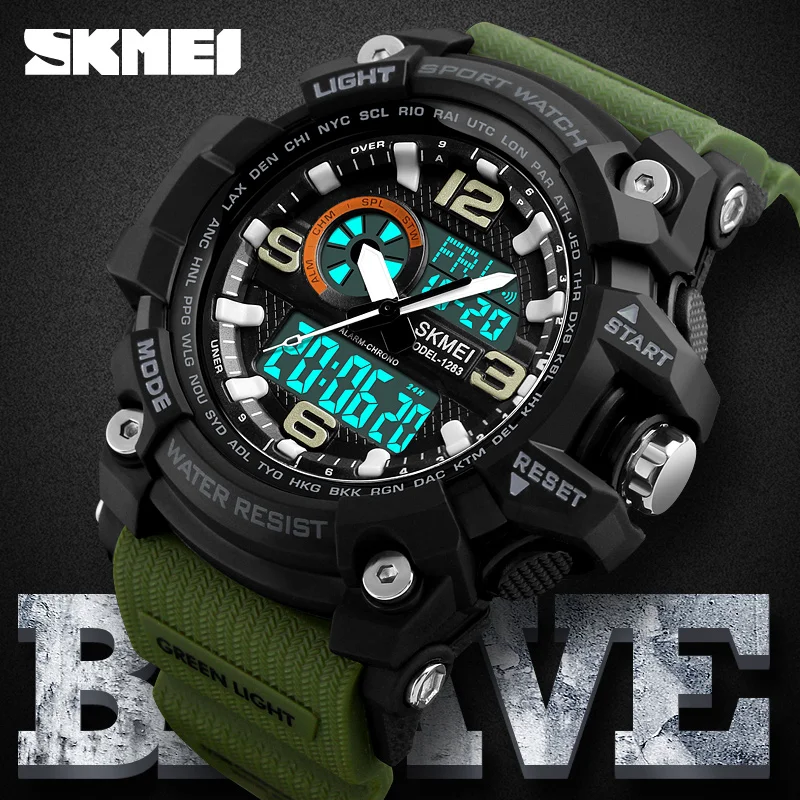 SKMEI G Style Military Sport Watch Mens Watches Top Brand Luxury Waterproof Shock Resist Men Sports Watches Relogio Masculino