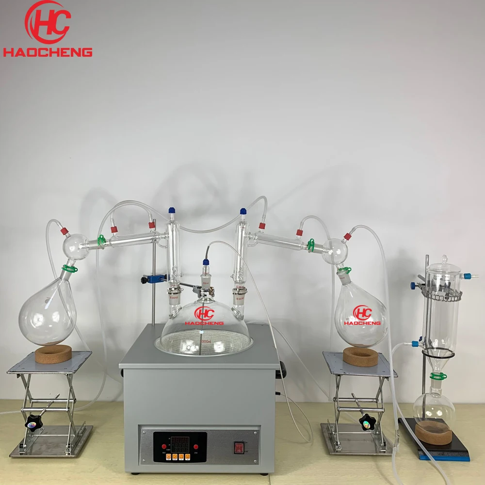 

Free shipping Stocks Available Sale 10L Short Path Distillation Glassware with Stirring Heating Mantle