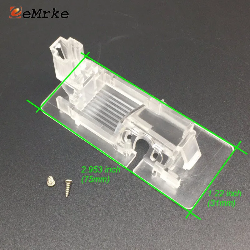 EEMRKE for Seat Alhambra (710) / Ateca (KH7) / Ibiza ST SC 6J Car Rear View Camera Bracket License Plate Lights Housing Mount