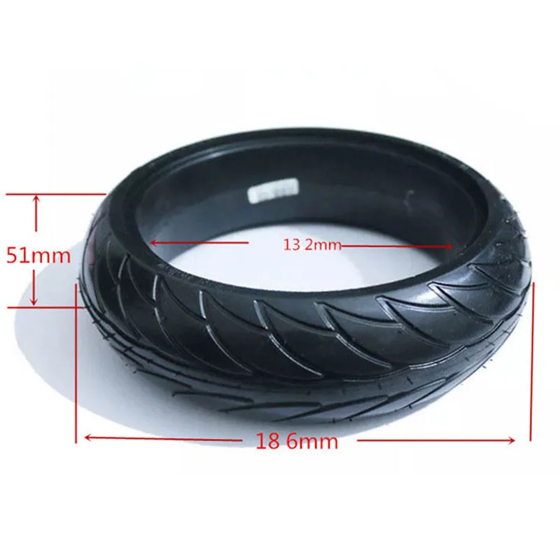 SEWS-8 Inch Front Scooter Solid Tire Tyre Wheel For Xiaomi Ninebot Es1 Es2 Electric Scooter kick scooter Skateboard 8 Inch