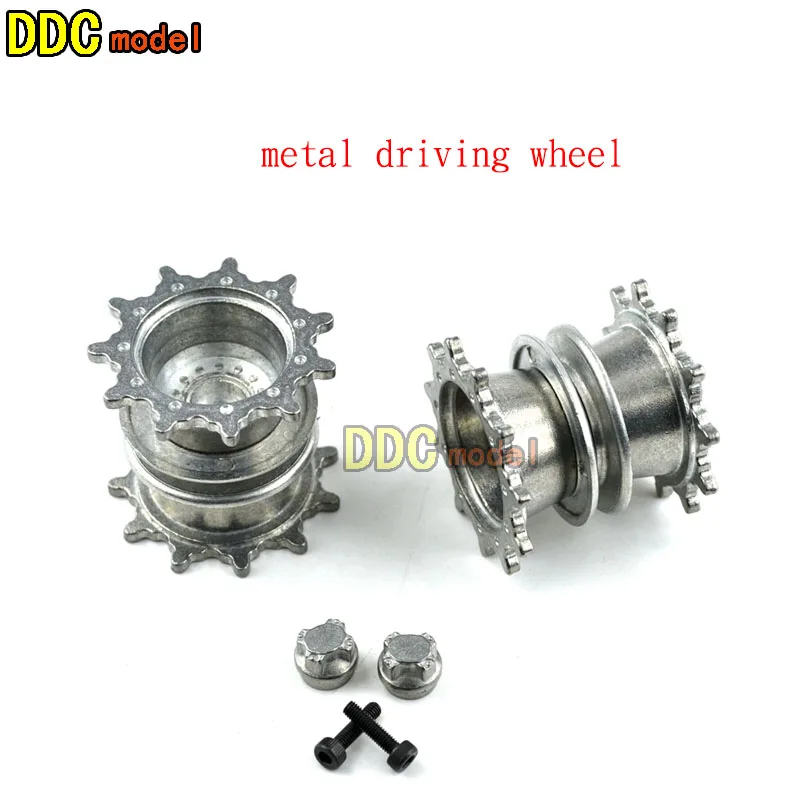 Henglong HL3918-1 M1A2 1/16 RC tank upgrade parts metal wheels hubS set metal track gear