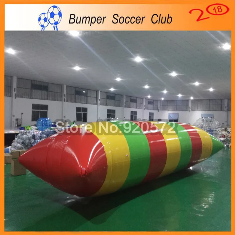 

Free Shipping! 6x2m Most popular inflatable water catapult blob Inflatable Blob Jumping water blob jump for sale water pillow