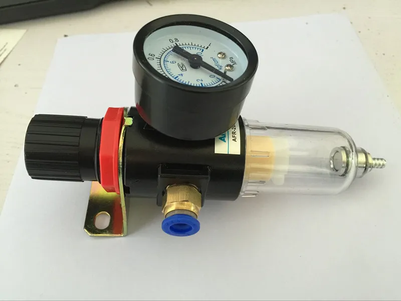 AFR2000 AFR-2000 Air Pressure Regulator Water Separator Trap Filter Airbrush Compressor with Fittings
