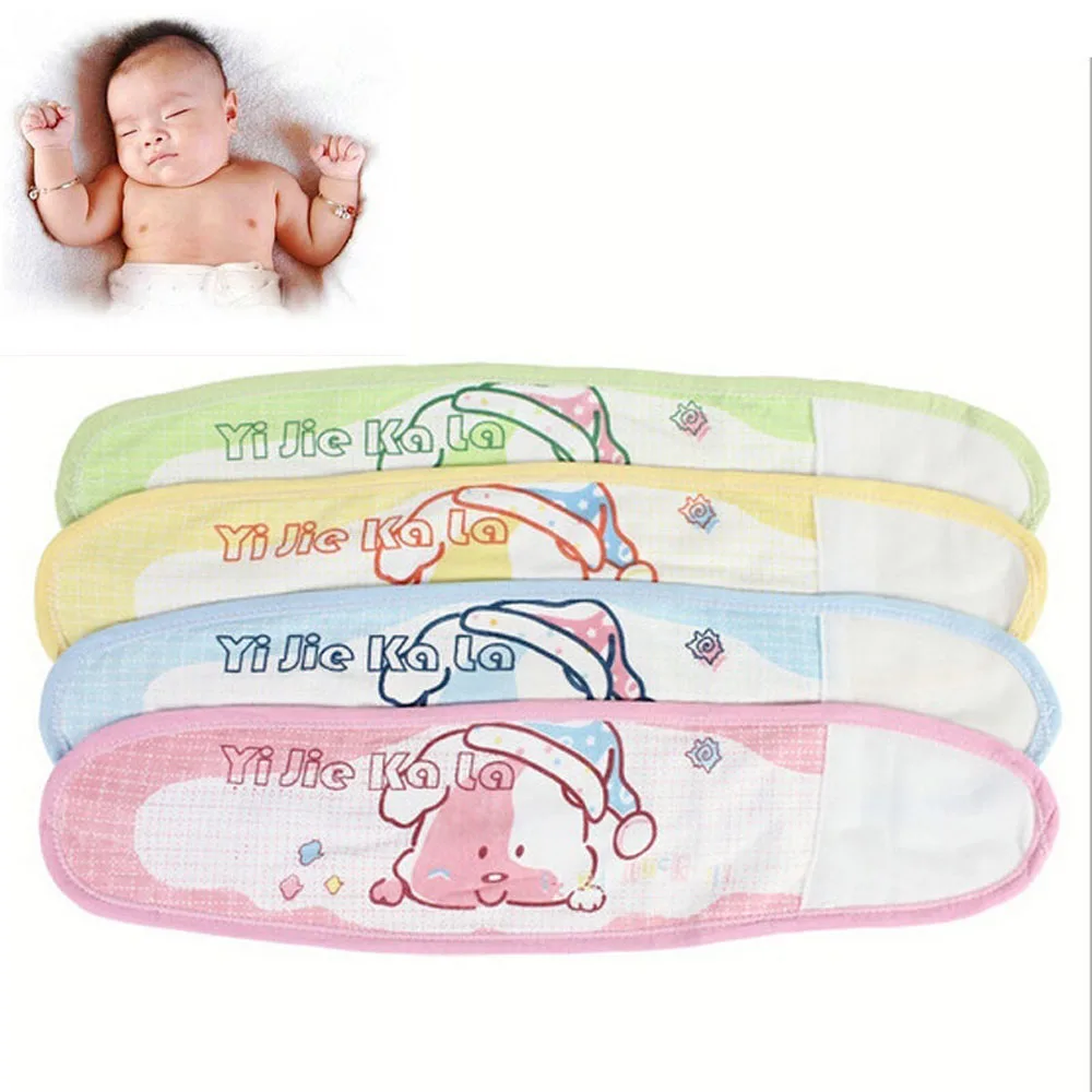 1pc Infant Umbilical Cord Care Belly Navel Belt Belly Protection Baby Newborn Soft Breathable Cotton Umbilical Cord Care