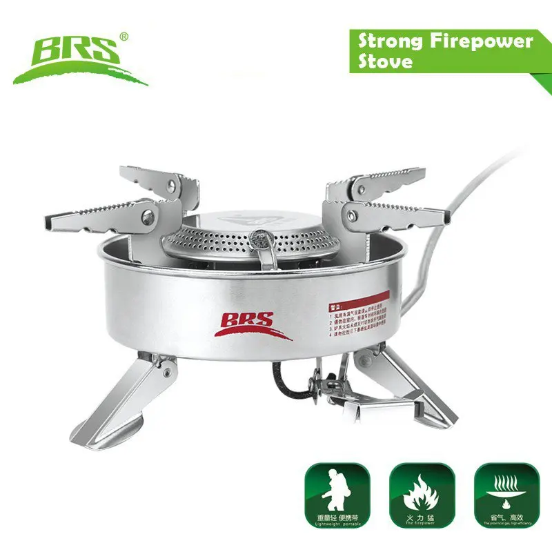 

Strong Firepower Camping Stove Gas Outdoor Cooker Picnic Cookout Stainless Steel Split-Type Stove Hiking Equipment Butane Blaze