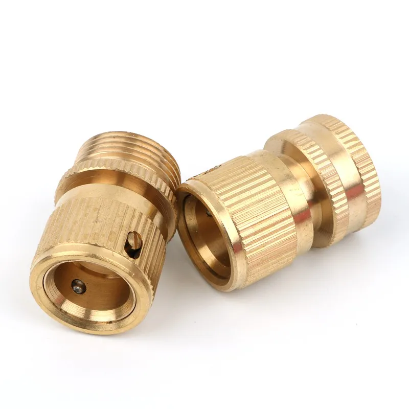 1pc pure brass garden water gun connector washing machine quick connector male/female 3/4\