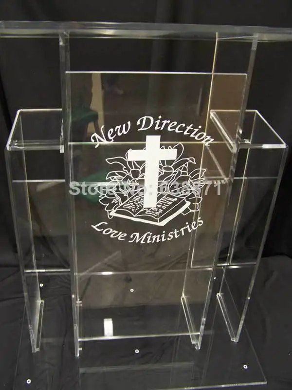 

Free Shiping Clear lectern, podium , acrylic lectern podium,plastic church pulpit