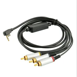 Audio Video AV Cable to RCA Extension Composite Data Cord for Sony PlayStation Portable PSP 2000 3000 Slim To TV Monitor