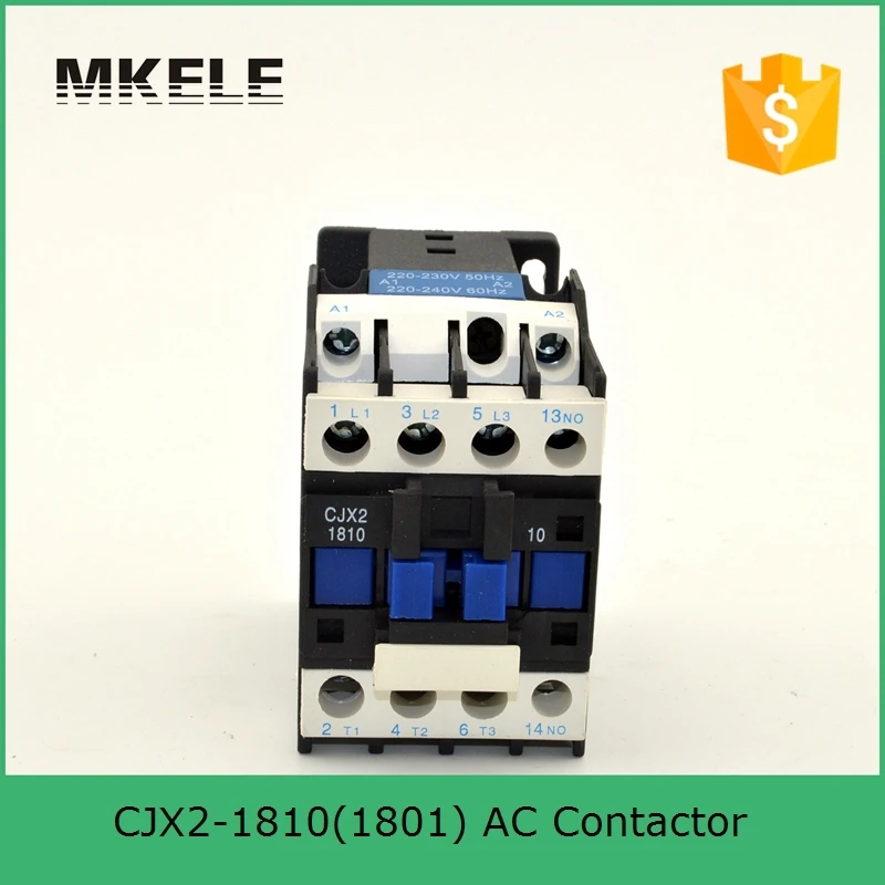 CJX2-1810 AC Contator 18A Switches Tensão 380 V 220 V 110 V 36 V 24 V Montado Em Trilho Din