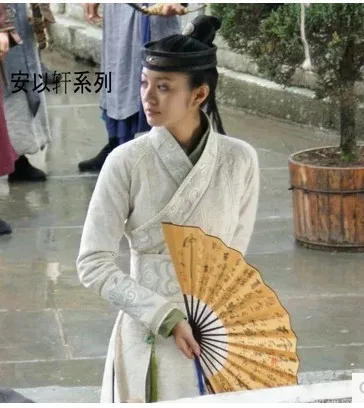 New Movie Costume Photo House Embroidery Hanfu Swordlady Kungfu Costume AnYiXuan Series