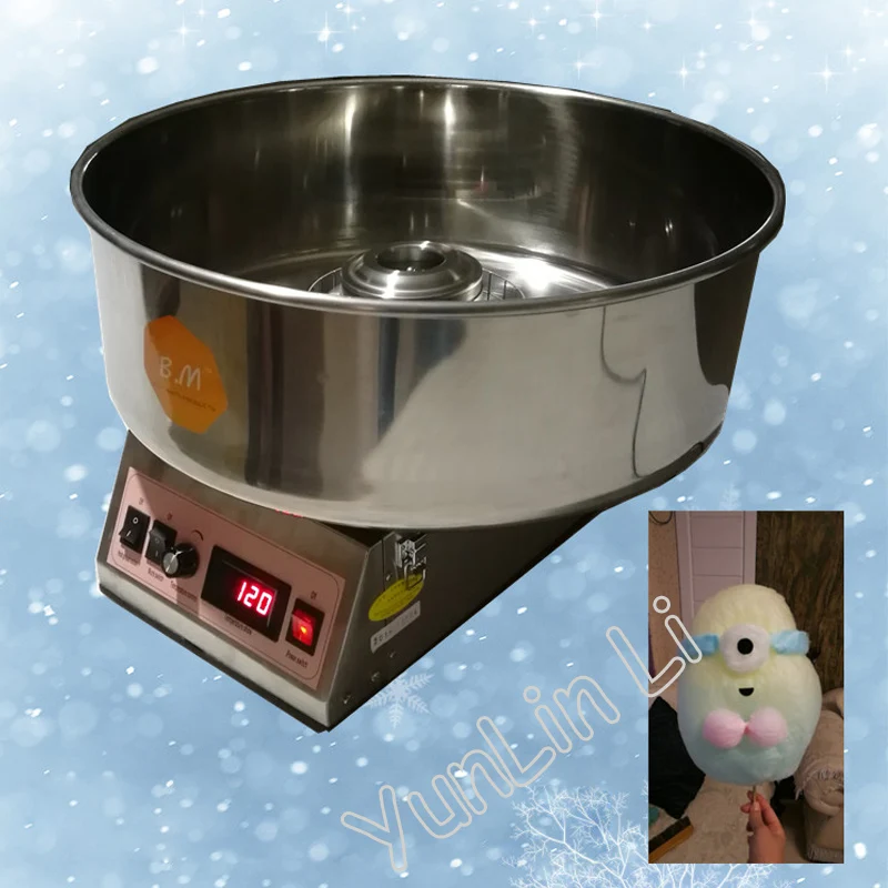 เครื่องลูกอมฝ้าย CC-3803H ยอดนิยม Commercial Cotton Candy ไหมขัดฟันไฟฟ้าเต็มรูปแบบผ้าฝ้าย