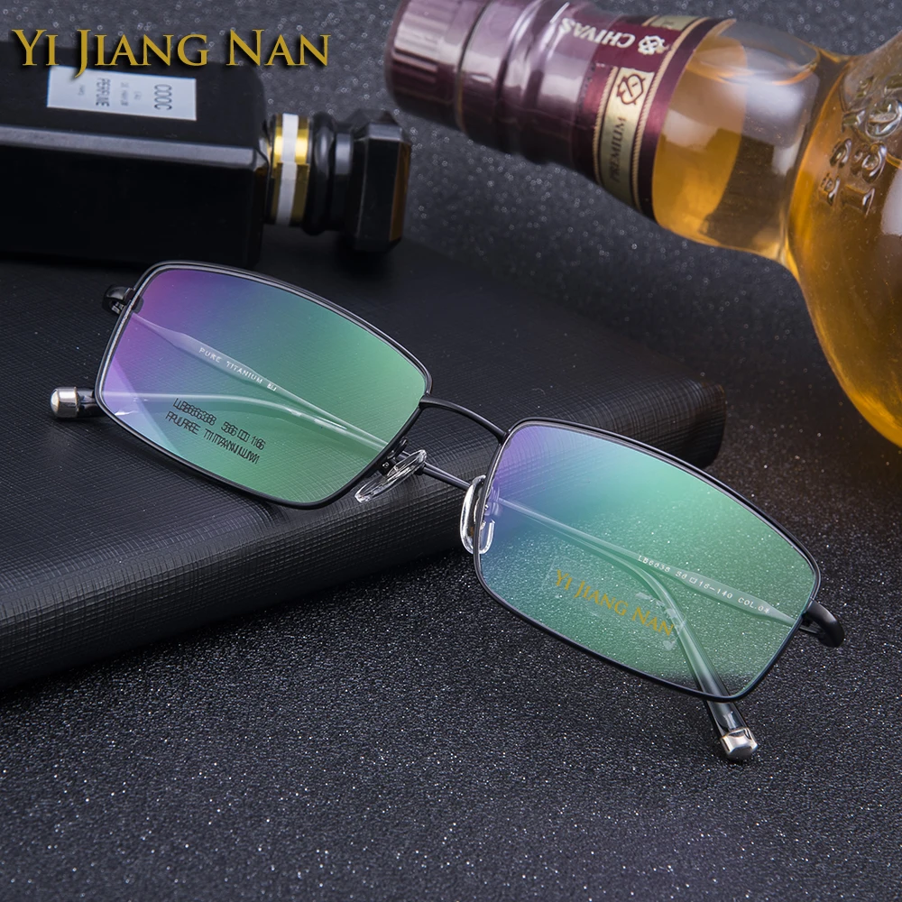 

Men Quality Pure Titanium Light Weight Frame Men Prescription Eyeglasses Frame with Clear Lenses