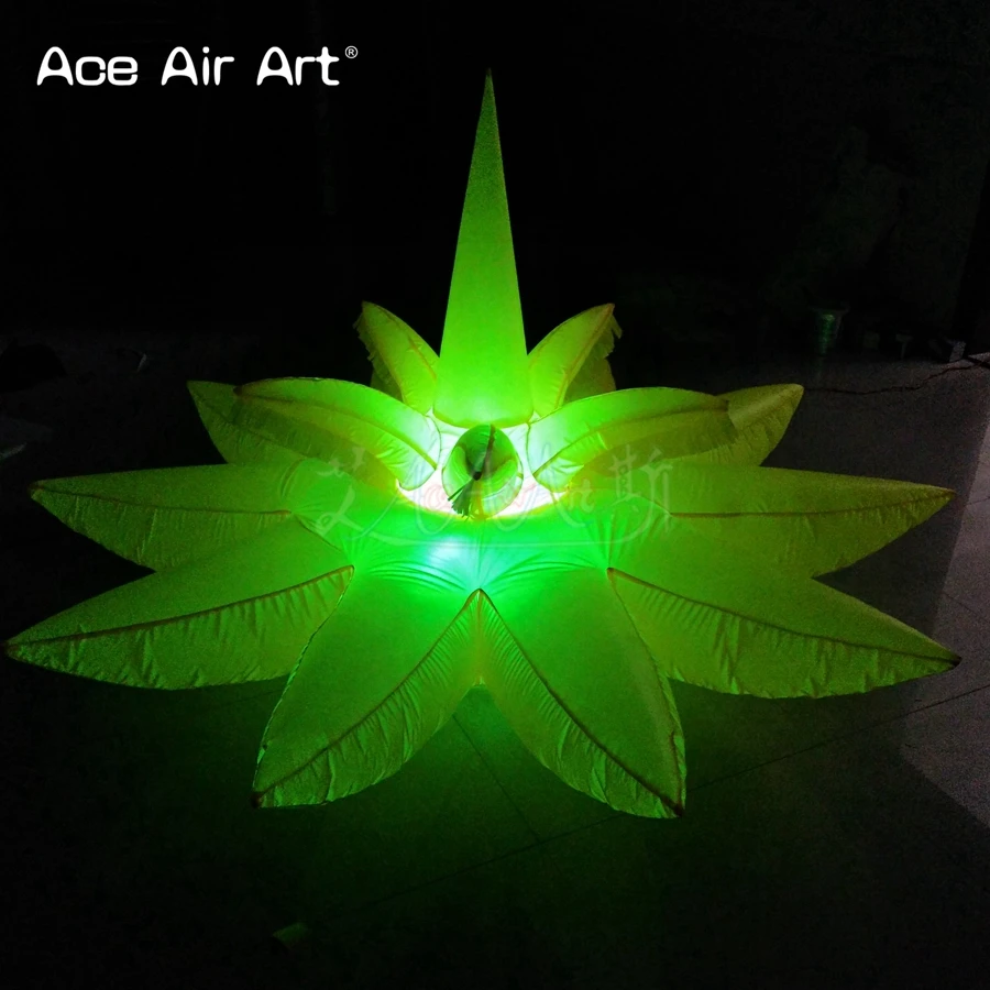 Neu gestaltete aufblasbare LED-Seerose, LED-Lotusblume, aufblasbare Dekoration von Ace Air Art