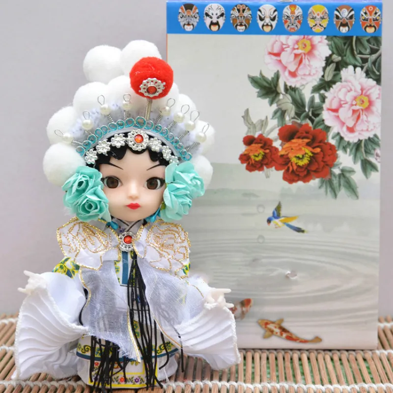 Handmade dolls China Beijing opera Cute edition doll gifts home furnishing folk crafts many designs