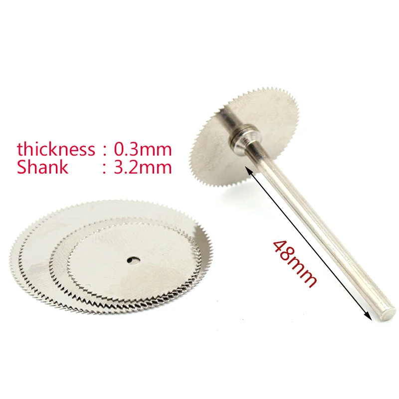 20pcs 22/25/32mm Circular Saw Blade Rotary Tool Metal Cutter Power Tools Set Wood Cutting Discs Drill Mandrel Cut For Dremel
