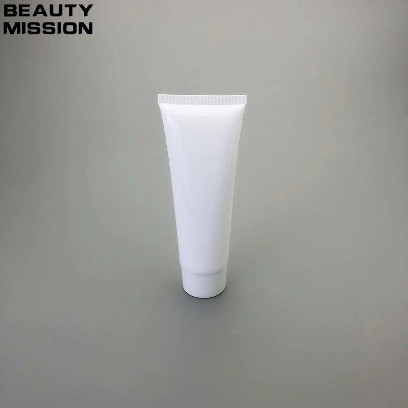 

White 30pcs/lot 120g Empty Hand Cream Hose Plastic Soft Tube, BB Cream Container, Facial Cleanser Cosmetic Packing Tube