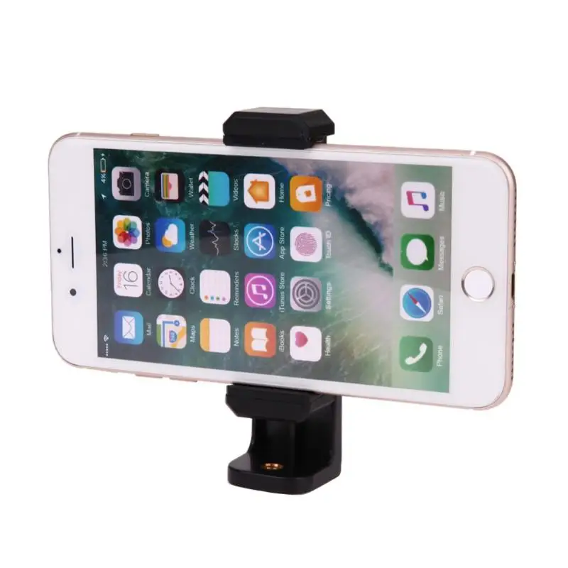 ALLOET 1/4 Testa del Treppiede Smart Phone Clip di Supporto 360 Gradi di Rotazione Treppiede Monopiede Staffa di Morsetto Adattatore di Montaggio Per il iphone Samsung