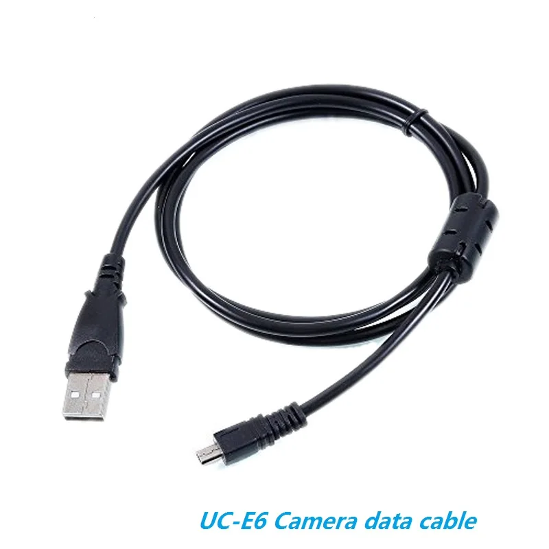 USB UC-E6 Data / Photo Transfer Cable Cord Lead Wire For Nikon Camera D5100 / CoolPix 2100 / 2200/3100 -1.2m 1.5m