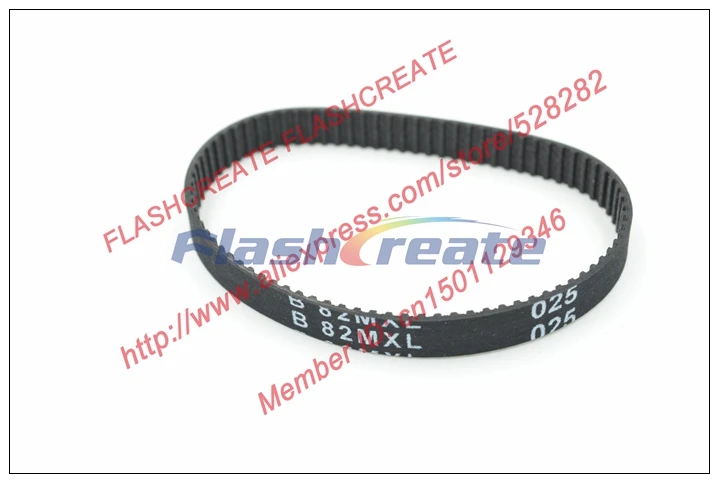 

POWGE B82 MXL Synchronous Belt Teeth 82 Width 6.35mm Length 166.624mm MXL Rubber Closed-Loop Timing Belt B82-MXL