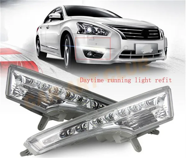 For Niassan TEANA 2013 2014 2015 daytime running light drl refit car parts auto accessaries in high quality