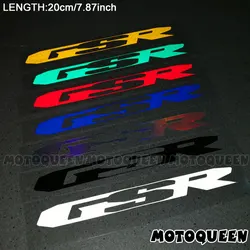 オートバイボディホイールフェアリングヘルメットタンクパッドロゴ反射アクセサリーステッカースズキ GSR 750 600 400 250 1000