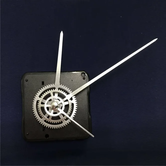 Silent Wall Clock Mechanism short Axis Quartz Clock Movement Metal pointer Mute Slab Dedicated Thread Axis 12mm shaft with hook