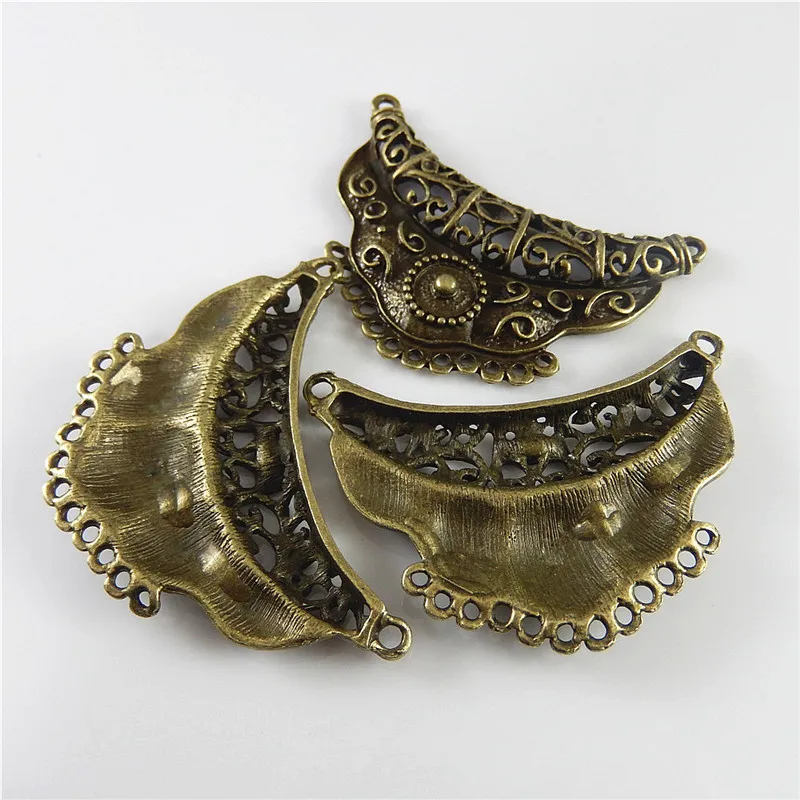 GraceAngie 3pcs Antiqued Style Bronze Tone Alloy Fashion Charm Connector Decor Jewelry AccessoriesHot  63*44mm 03160