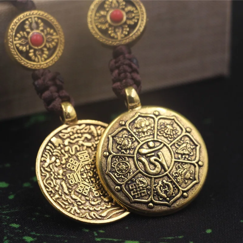 Tibetan characteristics of the Nine Palaces and Eight Diagrams Ornaments Chinese Zodiac Pendant
