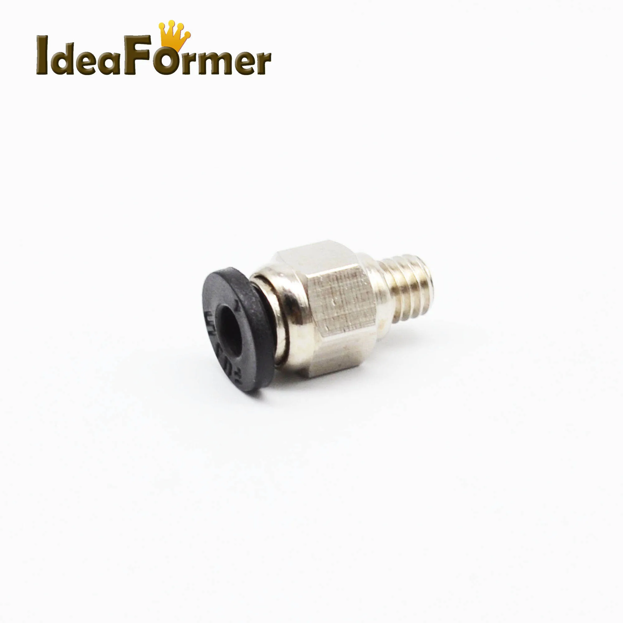 5pcs 3D Printer Pneumatic Fittings PC4-M6 Bore 4mm For 4mm PTFE Tube Connector Coupler