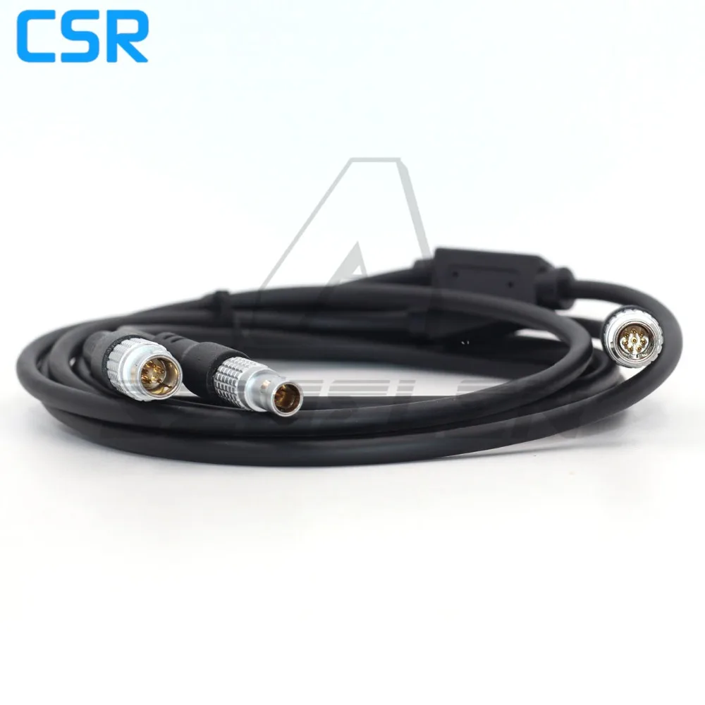 8 دبوس إلى 1b 5 Pin و 0B 5 Pin لكابل الطاقة من النوع Leica GEV186 Y توصيل المحطة الإجمالية مع مضيف GPS وGEB171 #3