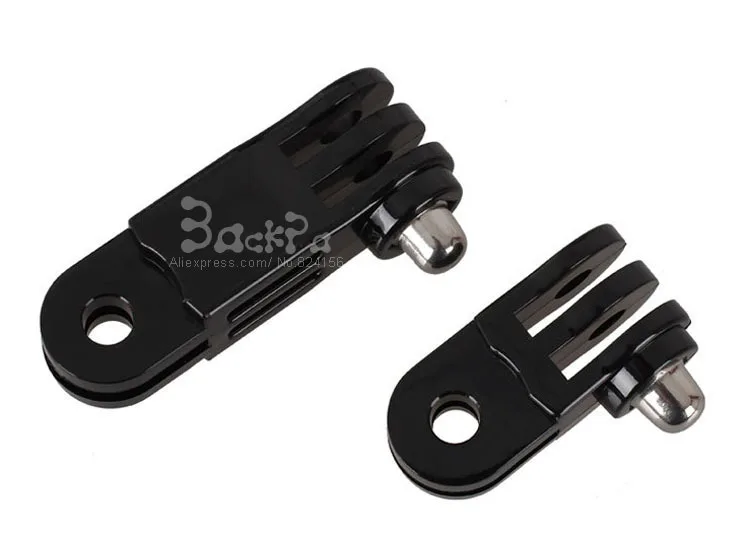 10 pces para acessórios gopro multifuncional preto em linha reta articulações montagem da câmera se encaixa para gopro hero4 3 2 1 montagem da câmera