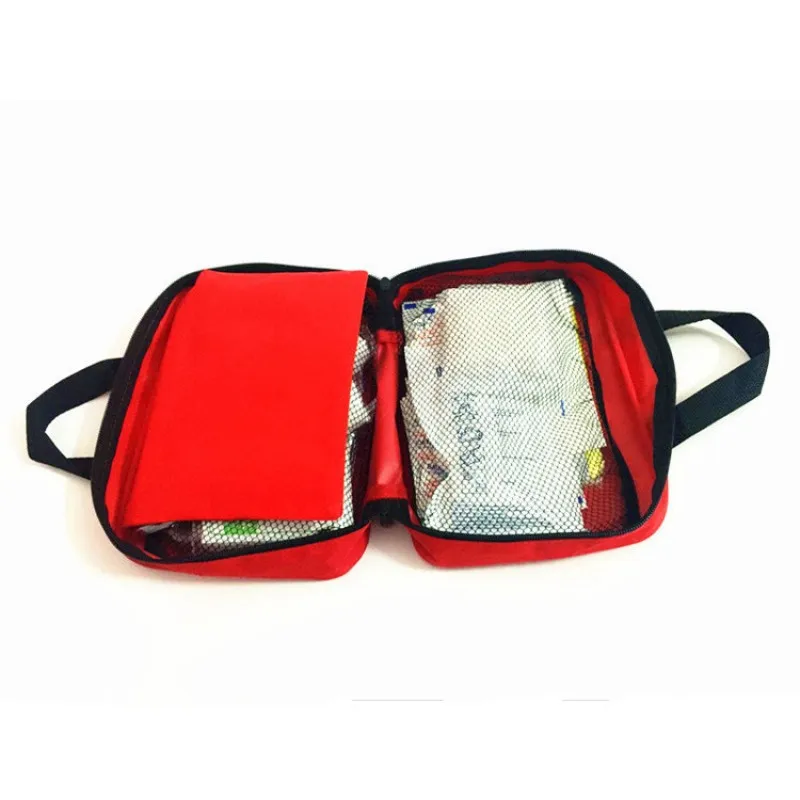 First Aid Kit with Compact and Lightweight Bag 210pcs of High Quality Emergency Material for Home/Car or Travels OSHA Compliant