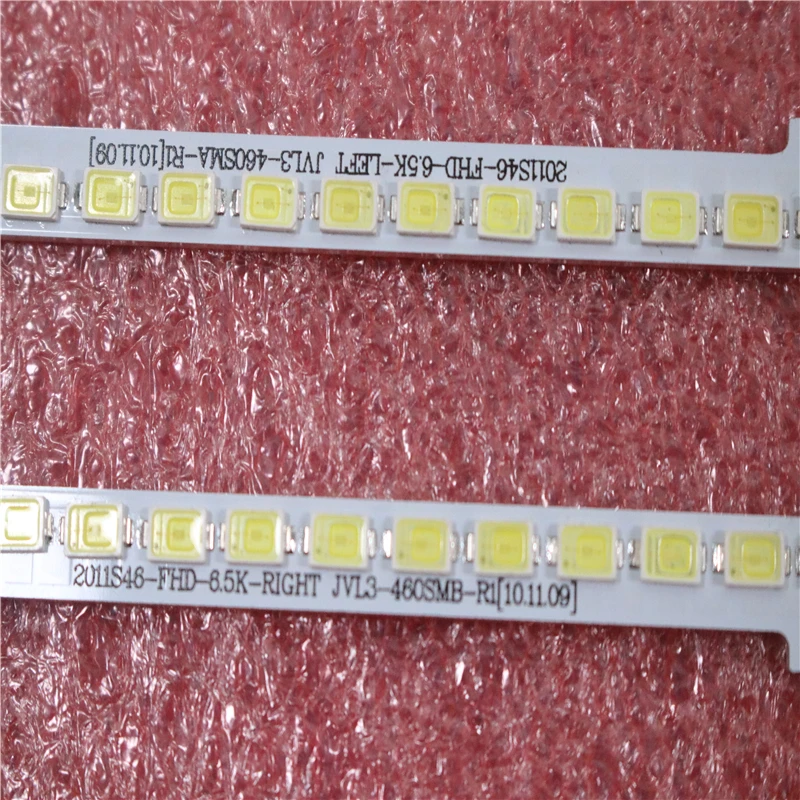 100New Original 2 PCS*84LED 570MM LED strip 2011SVS46 FHD-6.5K RIGH LEFT for LTJ460HW01-H UA46D6400UJ BN64-01645A UN46D6900