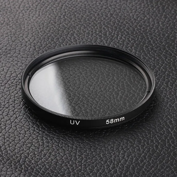 10PCS Camera Lens UV Protector Filter 58mm Fits for D7100 D300 AF-S 50mm f/1.8G, 1000D 600D EF-S 18-55mm f/3.5-5.6 IS STM Lens