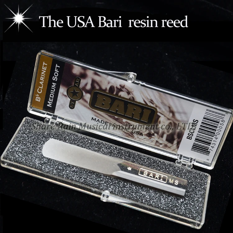 The  USA BARI  resin clarinet reed  with  star