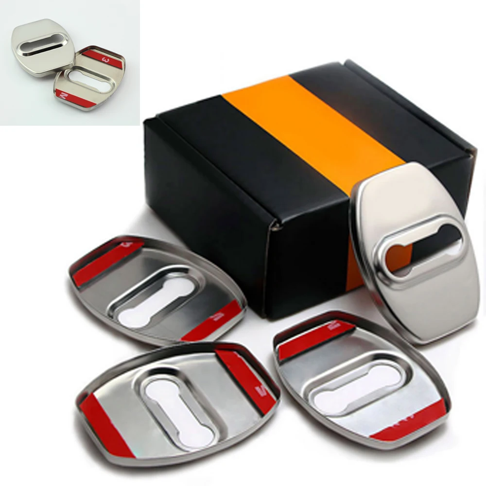 4pcs new for Chevrolet Cruze Malibu XL 15-17 stainless steel lock buckle cover modified special