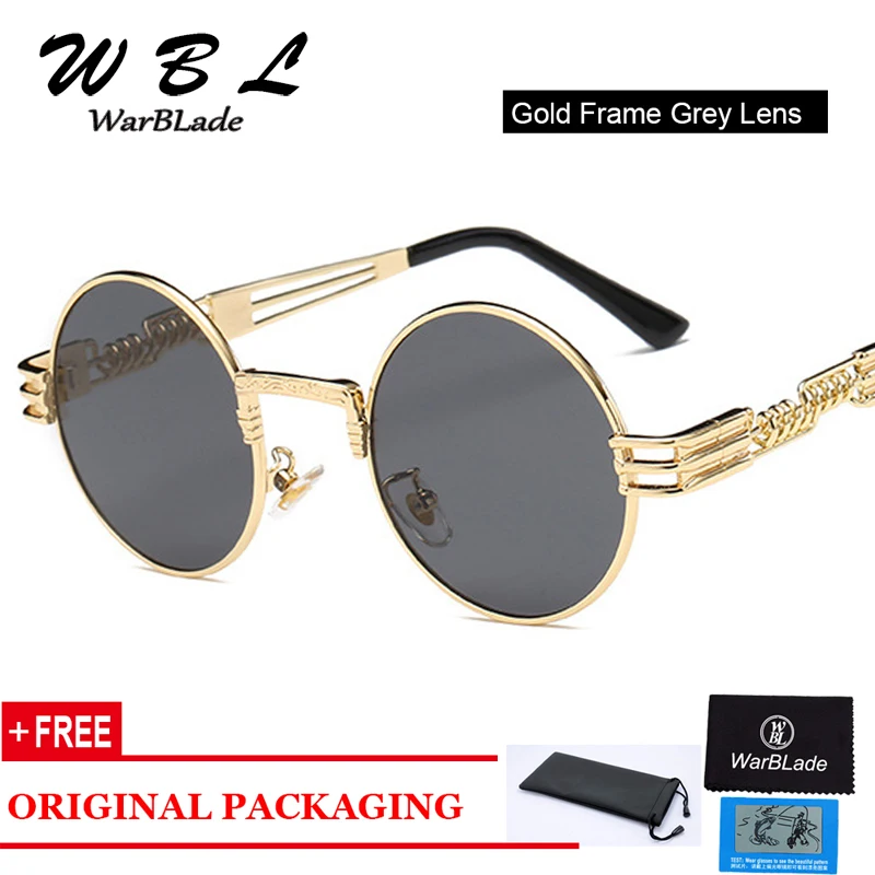 

WarBLade The Man Brand Designer Classic Polarized Round Sunglasses Men Women Vintage Glasses Driving Sunglass Eyewear Retro